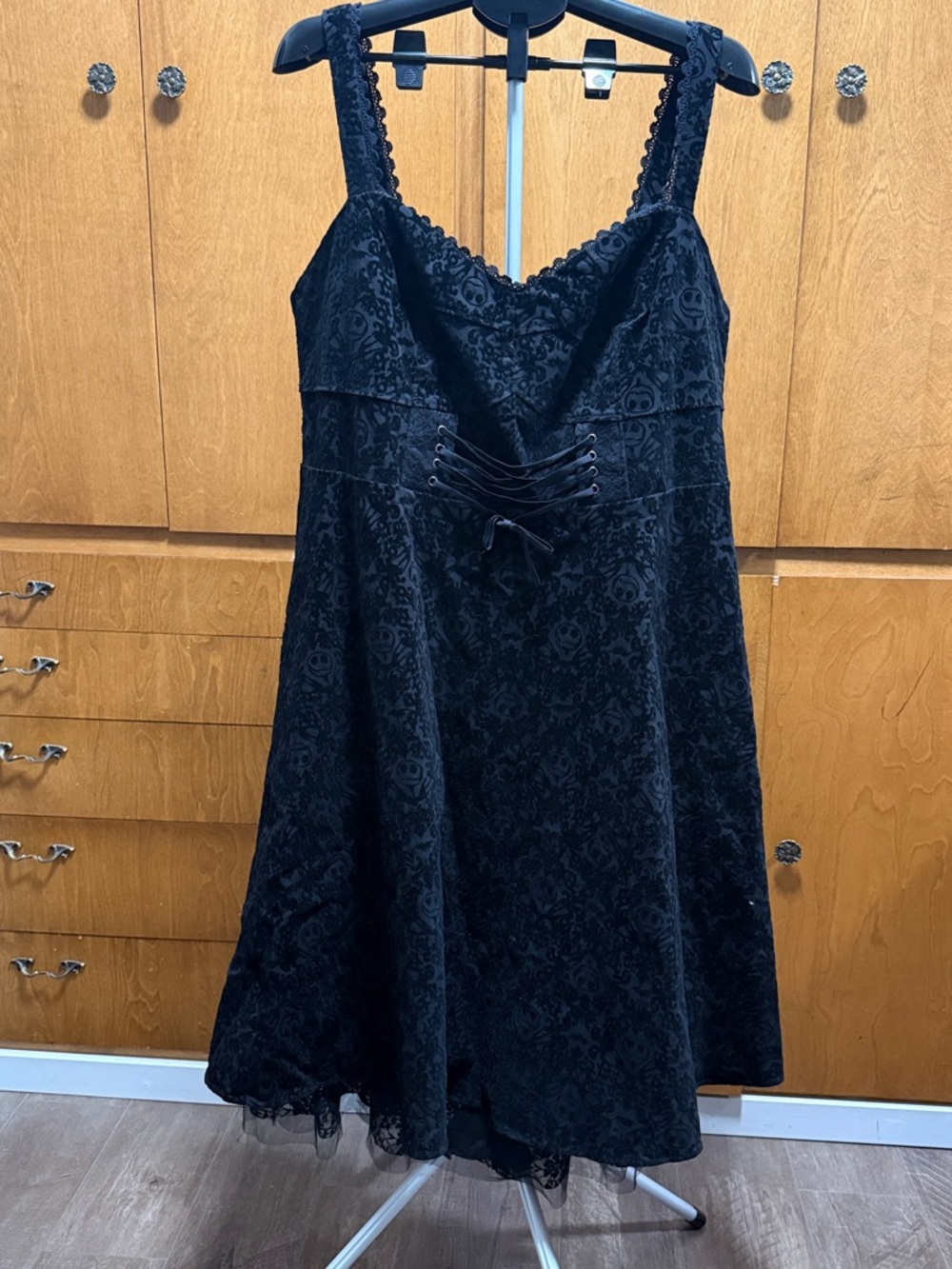 Black nightmare before Christmas A-Line Dress Torrid size 18